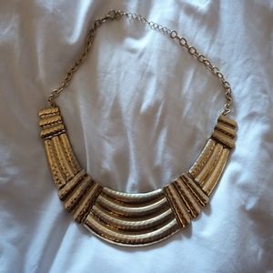 Gold color necklace
